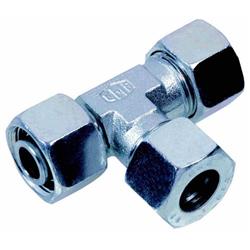 Adjustable barrel tee coupling