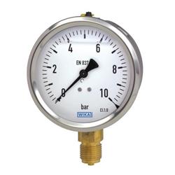 Pressure gauge lower mount