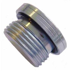 Blanking plug SAE with captive seal