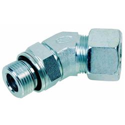 Adjustable 45° Locknut elbow BSP